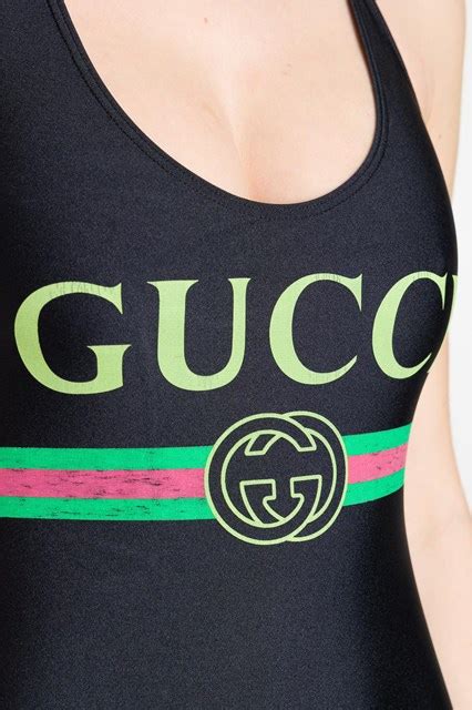 gucci bikini fake|black gucci swimsuit.